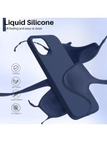 Dėklas Liquid Silicone 1.5mm iPhone 13 mini silikoninis
